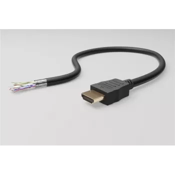 Cabo de extensão HDMI High-Speed com Ethernet WENTRONIC Goobay 1 m preto (61310)