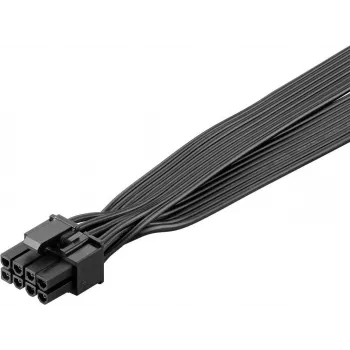 Wentronic Goobay cabo distribuidor de alimentação PCIe 8 pinos para duplo 6+2 pinos 20cm 59714