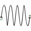 Cabo patch slim CAT 8.1 S/FTP ultra-flexível Wentronic Goobay, preto, 0,25 m, 40 Gbps, RJ45 snagless extra curto 74355