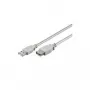 Wentronic Goobay Cabo de extensão USB 2.0 Hi-Speed, cinzento, 3 m, Type-A ficha macho para Type-A conector fêmea 50961