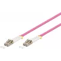 Wentronic Cabo de patch de fibra ótica LC-LC OM4 duplex multimodo, 50/125µm, LSZH, rosa 95940