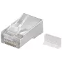 Wentronic Ficha modular RJ45 blindada 8P8C para cabo redondo, a granel