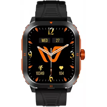 WEOFLY Pioneer Smartwatch, AMOLED de 1,95 polegadas, laranja