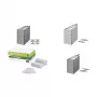 WEPA Comfort Papel de toalhas de mão, 206 x 240 mm, dobra em Z, branco extra, 2 folhas, 100% papel reciclado, gofrado losango, 1 embalagem (277220)