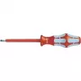 Wera 05022734001 Conjunto de chaves de fendas Kraftform Plus Standard, 7 peças, fenda e Phillips, Lasertip, suporte de parede