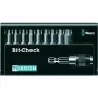 Wera 05056164001 Conjunto de 9 bits Torx com suporte Rapidaptor, encaixe sextavado 1/4