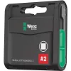 Wera 05057790001 Bit-Check conjunto de 20 bits com suporte Rapidaptor, revestimento diamantado, codificação de cores Take it easy