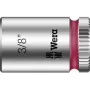 Chave de caixa Wera 8790 HMA Zyklop encaixe de 3/8 polegadas, sextavado exterior de 1/4 polegadas, cromado mate 05003520001
