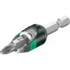 Wera Bit-Safe 61 Universal 1, 1/4 polegadas encaixe sextavado, conjunto de 61 pontas com pontas Tough-Absorbing e suporte universal de pontas 05057122001