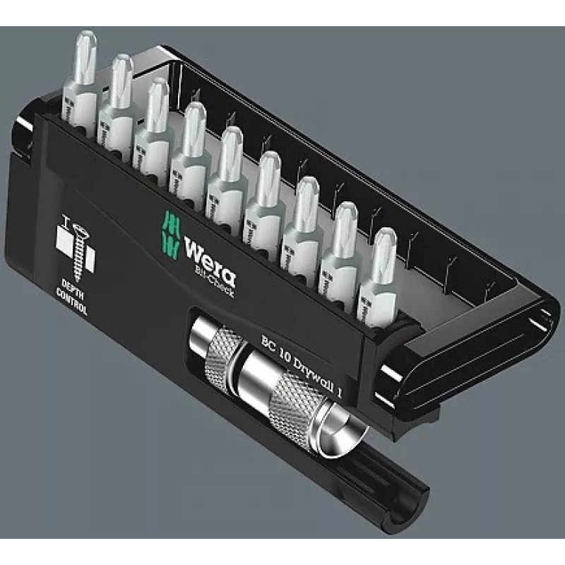 Wera Bit-Check 10 Drywall 1 Conjunto de pontas, 10 peças