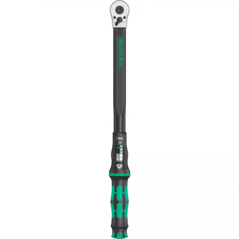 Conjunto de chaves dinamométricas Wera Click-Torque C 3 Set 1, encaixe 1/2