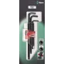 Wera Hex-Plus conjunto de chaves em L 950 PKL/9 BM SB SiS, 9 peças, métrico, BlackLaser 05073596001