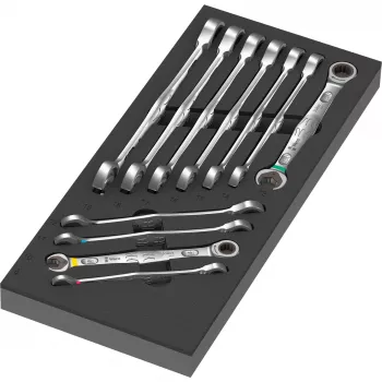 Wera Joker Conjunto de chaves combinadas com catraca 11 peças 8-19 mm