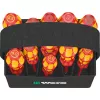 Wera Kraftform 2go 100 conjunto de bits para chave de fendas, 11 peças, Phillips, Pozidriv, Torx, bits de 25 mm, com suporte de bits Rapidaptor e bolsa têxtil 05004310001