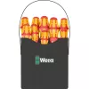 Wera Kraftform 2go 100 conjunto de bits para chave de fendas, 11 peças, Phillips, Pozidriv, Torx, bits de 25 mm, com suporte de bits Rapidaptor e bolsa têxtil 05004310001