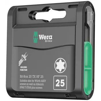 WERA Conjunto Bit-Box 20 TX HF, TX 20mm, 20 unid. Würth