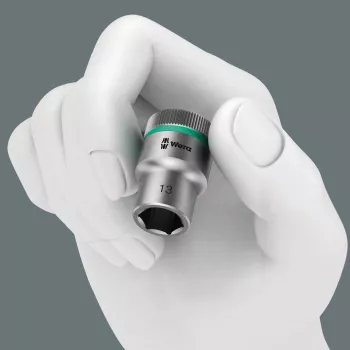 Wera barra magnética para chaves de caixa A Imperial 1/4 polegadas, 4 suportes, 05005420001