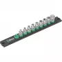 Wera barra magnética para chaves de caixa A Imperial 1/4 polegadas, 4 suportes, 05005420001