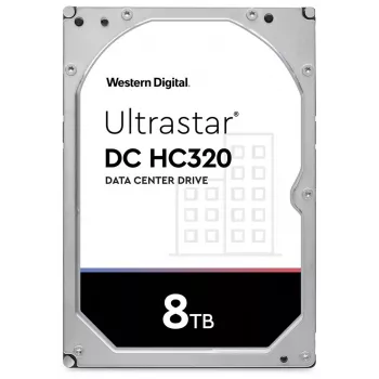Disco rígido empresarial Western Digital Ultrastar DC HC320 8TB 3,5 polegadas SAS 12Gb/s (HUS728T8TAL5204)