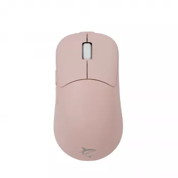 Rato gaming sem fios White Shark AERO PINK (rosa, 10000 DPI, 2,4 GHz/USB-C)