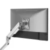 Suporte para dois monitores White Shark AKHENATEN-II GMS-3212 – mola a gás, fixação por grampo/por furo na mesa, 17-32