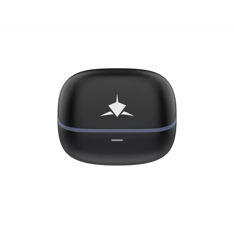 Auscultadores True Wireless Bluetooth 5.1 In-Ear White Shark BLAZE-B GEB-TWS-201 com estojo de carregamento, proteção à água IPX4, controlo tátil, Preto