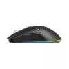 Rato ótico de gaming White Shark CADOR WGM-5020 com estrutura de favo de mel preta