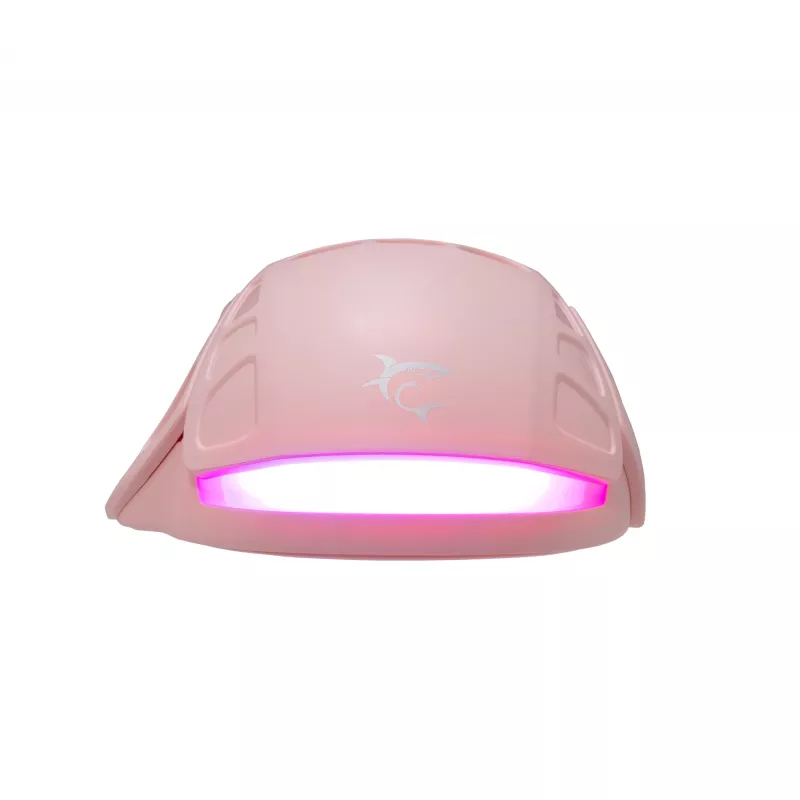 Rato gaming com fio White Shark ECTOR-P GM-5016, 6400 DPI, rosa