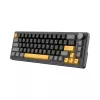 Teclado mecânico gaming White Shark EXCALIBUR M GK-009151, preto, layout US, RGB, com fios