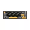 Teclado mecânico gaming White Shark EXCALIBUR M GK-009151, preto, layout US, RGB, com fios