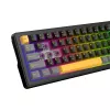 Teclado mecânico gaming White Shark EXCALIBUR M GK-009151, preto, layout US, RGB, com fios