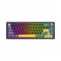 Teclado mecânico gaming White Shark EXCALIBUR M GK-009151, preto, layout US, RGB, com fios
