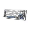 Teclado mecânico White Shark EXCALIBUR M (GK-009251) com switches Outemu Blue, iluminação RGB, layout US, branco