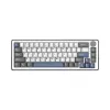 Teclado mecânico White Shark EXCALIBUR M (GK-009251) com switches Outemu Blue, iluminação RGB, layout US, branco