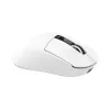 White Shark GAWAIN-W Rato gaming sem fios – 12000 DPI, bateria de 500mAh, 56g, branco