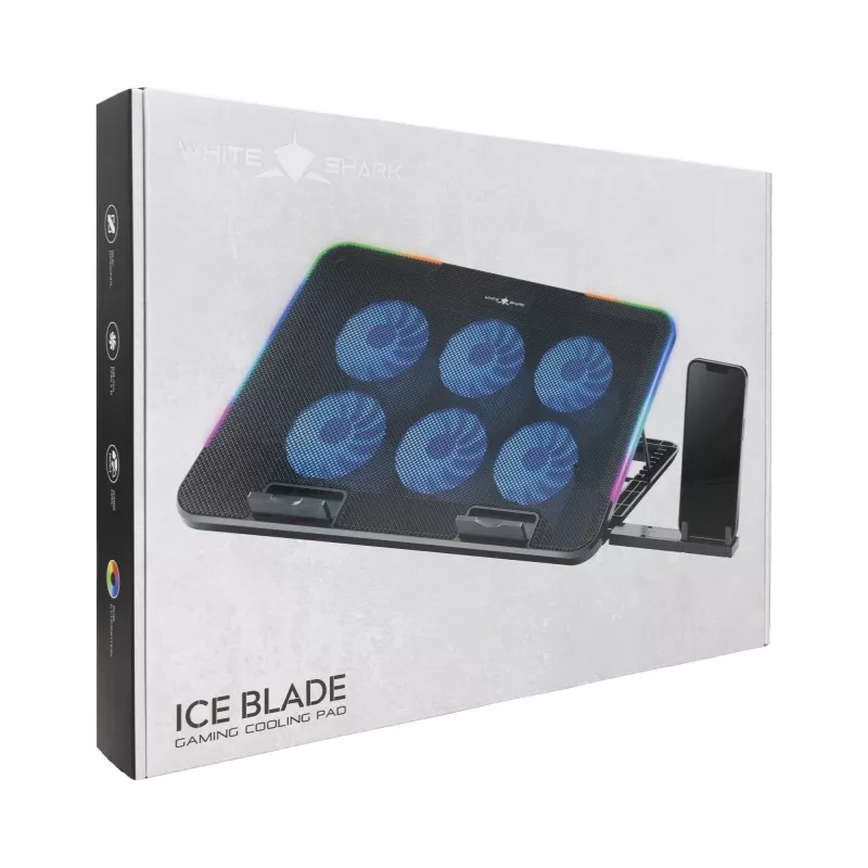 White Shark ICE BLADE GCP-96 Base de arrefecimento para portátil
