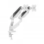 White Shark KHUFU-II GMS-3211 / Suporte de secretária para 2 monitores
