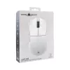 White Shark LUCAN-W WGM-5022 Rato gaming sem fios 12000 DPI, branco