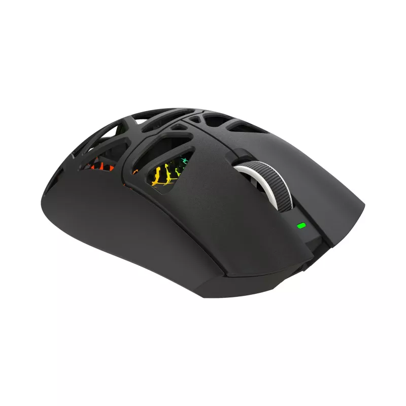 White Shark MORIEN WGM-5025 preto Rato gaming ótico com fios, 7200 DPI, 7 botões programáveis, iluminação RGB, destro