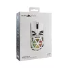 White Shark MORIEN WGM-5025 rato gaming tri-modo (BT / 2,4 GHz / com fio), 6200 DPI (até 12000), RGB, branco
