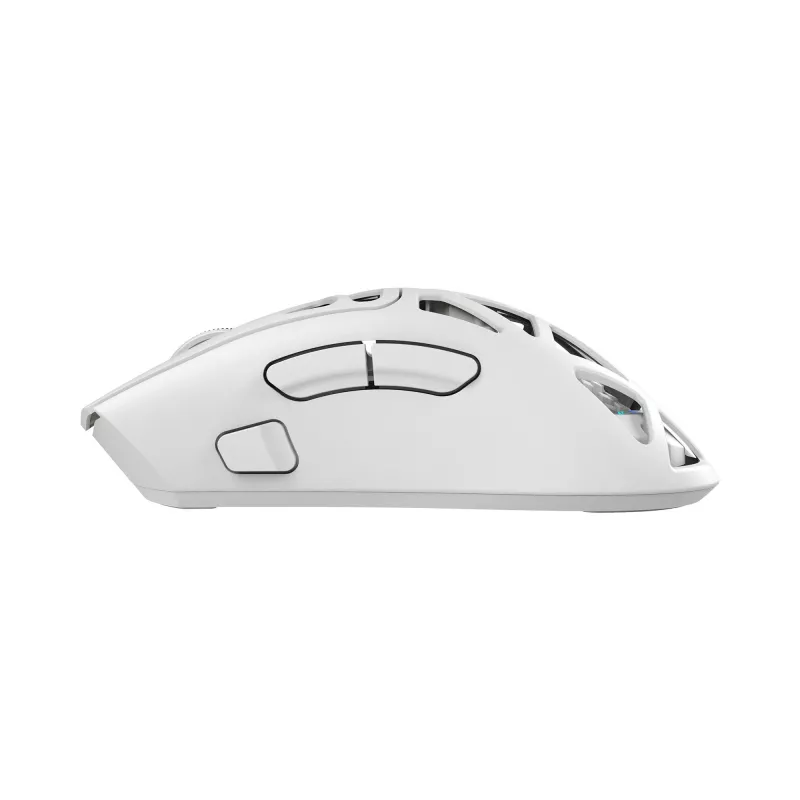 White Shark MORIEN WGM-5025 rato gaming tri-modo (BT / 2,4 GHz / com fio), 6200 DPI (até 12000), RGB, branco