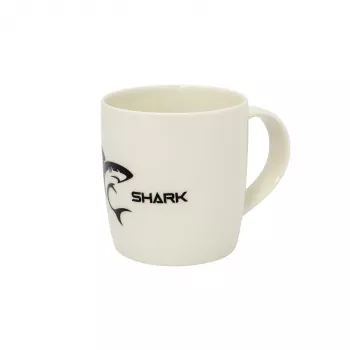 Caneca Gaming White Shark MUG 370 ml Preta Cerâmica