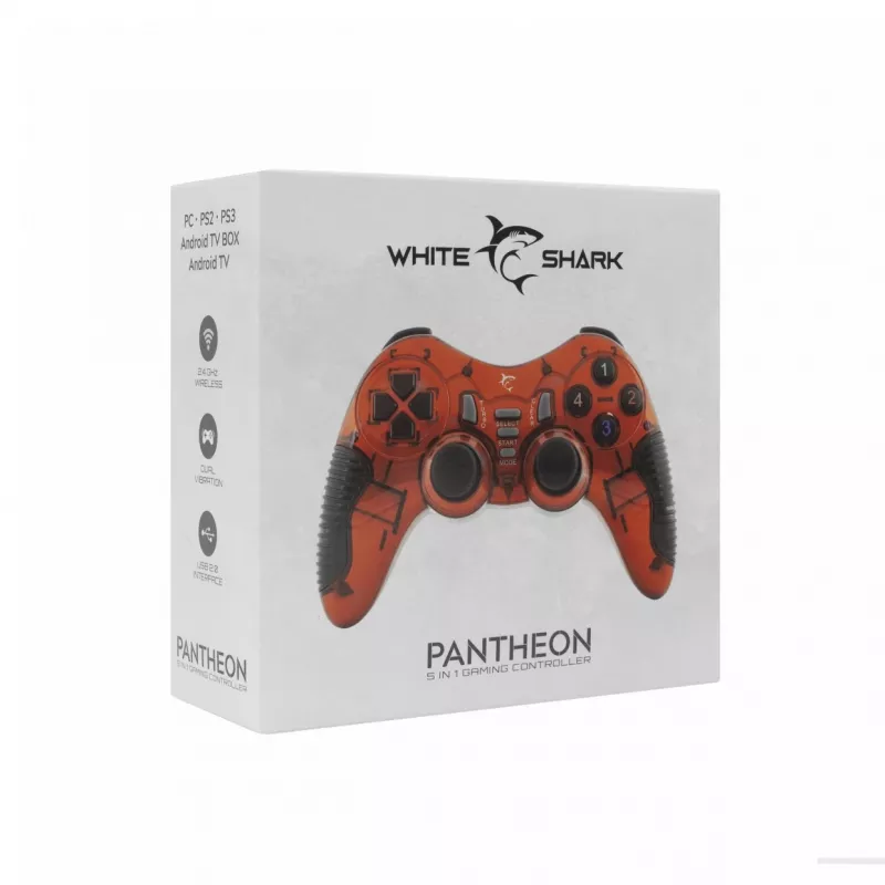 White Shark PANTHEON GPW-2021 comando de jogos sem fios 5 em 1