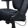 Cadeira gaming White Shark SPEEDWAY, pele PU preta, braços 2D, inclinação 180°