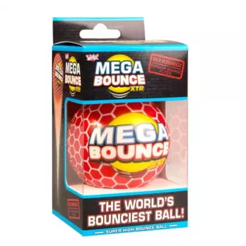 Wicked Vision Mega Bounce XTR Bola saltitante de polímero hiperelástico - salto extremo superior a 100 pés - sortido
