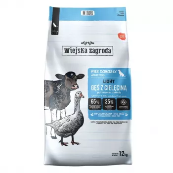 Wiejska Zagroda Light Goose with Veal alimento seco para cães 12kg