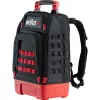 Wiha 45528 conjunto de mochila de ferramentas para eletricista, 28 peças, 385 x 260 x 530 mm, preto/vermelho