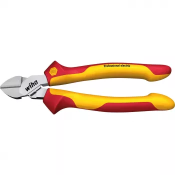 WIHA Professional Electric alicate de corte diagonal 200 mm vermelho/amarelo com DynamicJoint