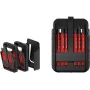 Conjunto de chaves de fendas com lâminas intercambiáveis VDE Wiha 12 peças slimBit electric SB2831B951