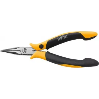 Wiha Z 36 0 04 Pinça de pontas isolada VDE 200mm preto/amarelo 26799